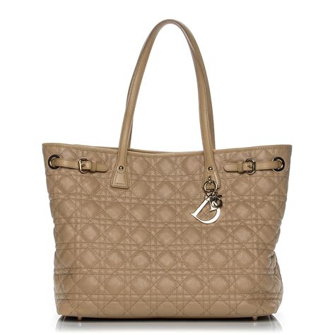 christian dior cannage panarea tote